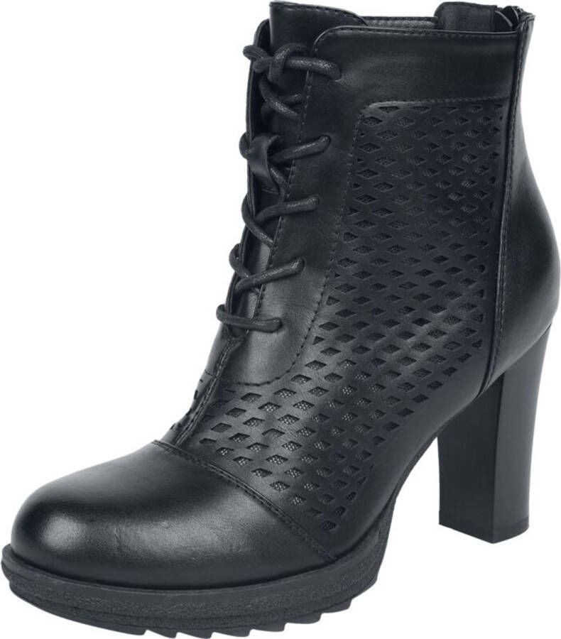 Black Premium by EMP Zwarte hoge hakken met ruitpatroon Dames