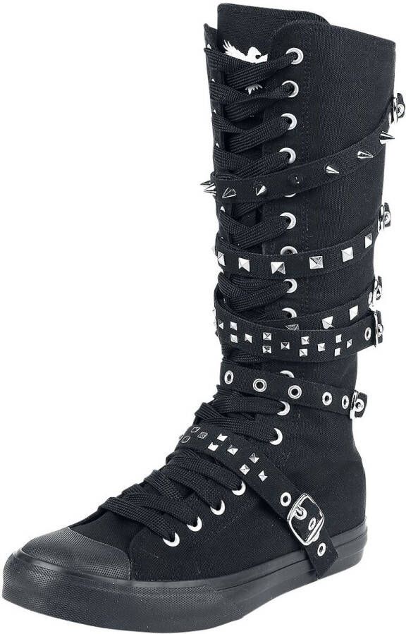Black Premium by EMP Zwarte sneakers met klinknagels Unisex