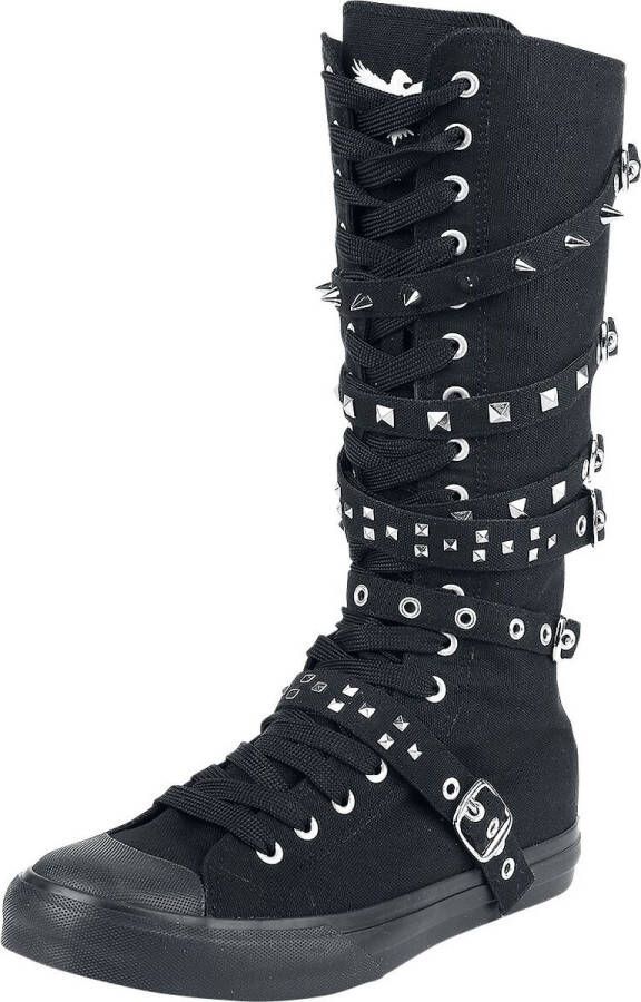 Black Premium by EMP Zwarte sneakers met klinknagels Unisex