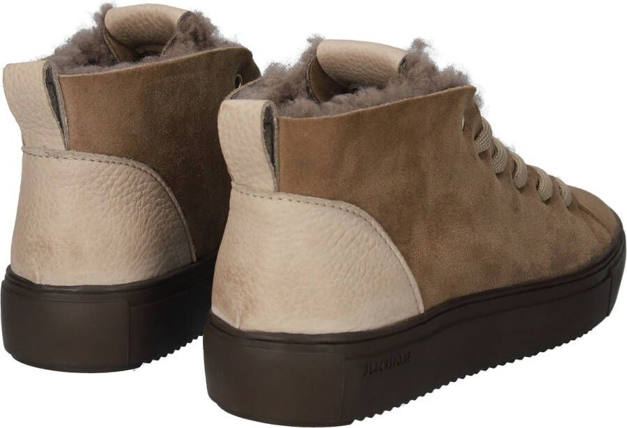 Blackstone ARNAQ QL48 FOSSIL MID SNEAKER FUR Vrouw FOSSIL