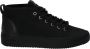 Blackstone ARNAQ QL48 NERO MID SNEAKER SHEEPSKIN Vrouw Black - Thumbnail 1