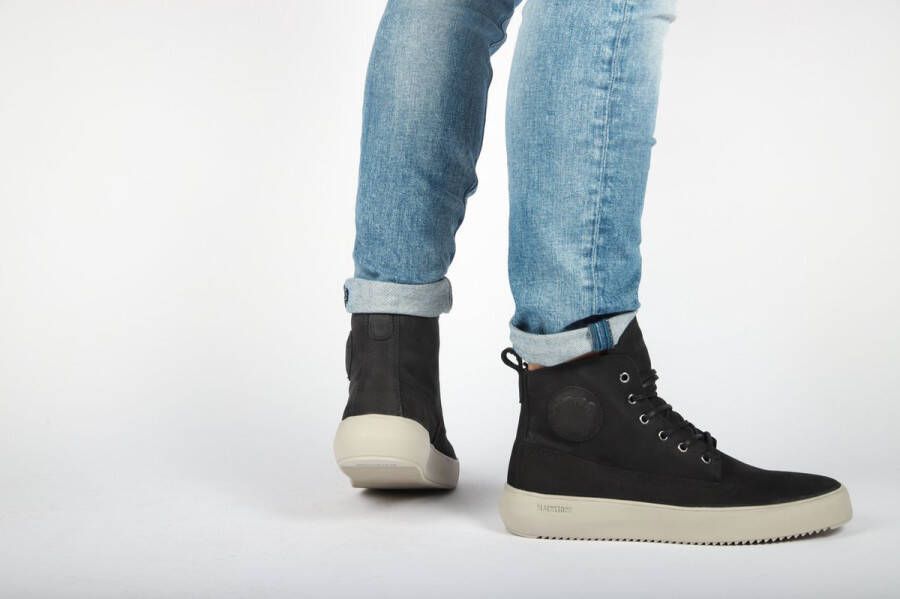 BLACKSTONE Hoge Sneakers Heren Aspen Maat: 40 Materiaal: Nubuck Kleur: Zwart - Foto 9