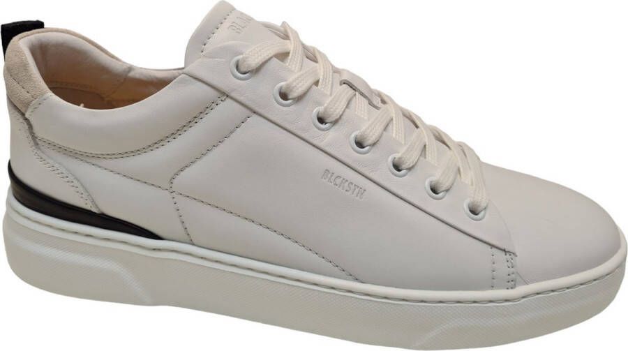 Blackstone Witte Sneaker Lage Profiel Stijl White Heren