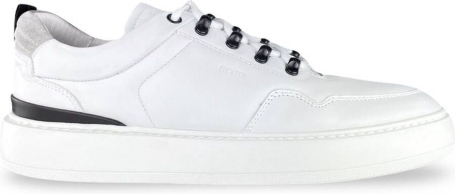 Blackstone Witte Sneaker Lage Stijl White Heren