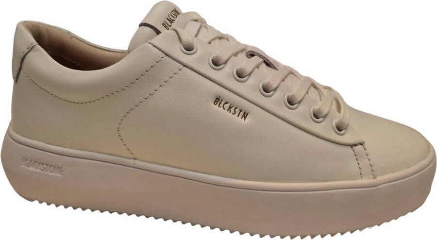 Blackstone Witte Leren Sneakers Comfort Stijl White Dames