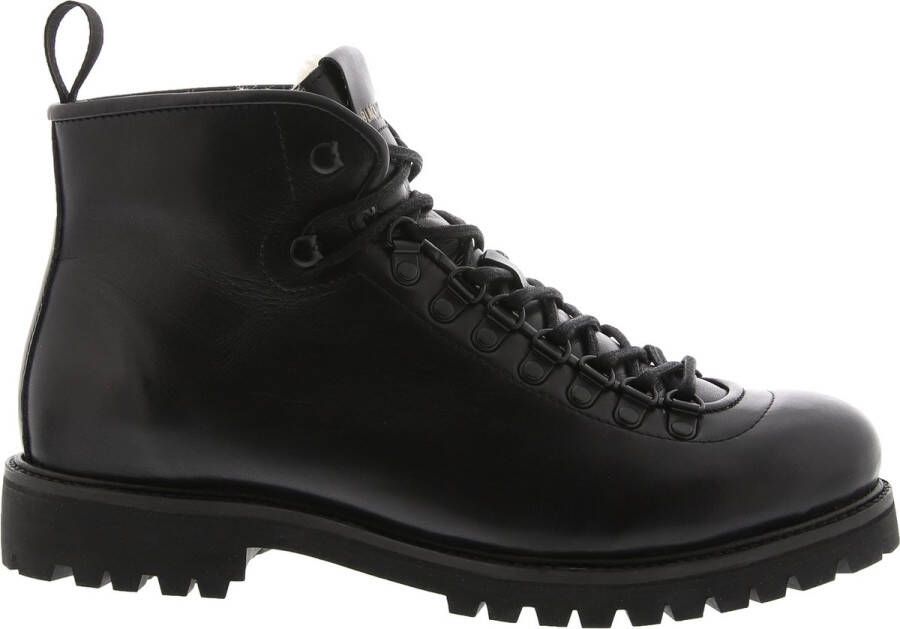 Blackstone Bikerboots met schapenvachtvoering Black Heren