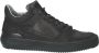 Blackstone Bryson Yg18 Black Mid Sneaker Black Heren - Thumbnail 1