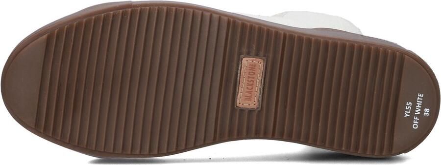 Blackstone Premium Leren Sneaker met Schapenvacht Voering White Dames - Foto 3