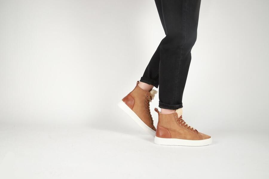 Blackstone AKNA YL55 Rust Sneaker (high) Vrouw Cognac - Foto 7