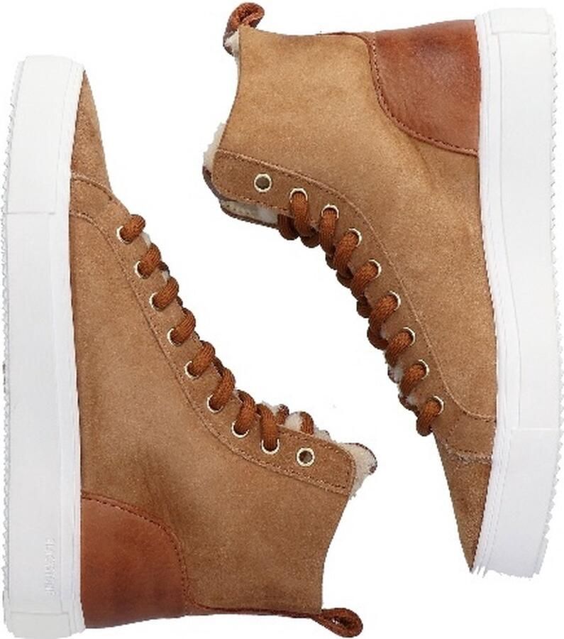 Blackstone AKNA YL55 Rust Sneaker (high) Vrouw Cognac - Foto 3