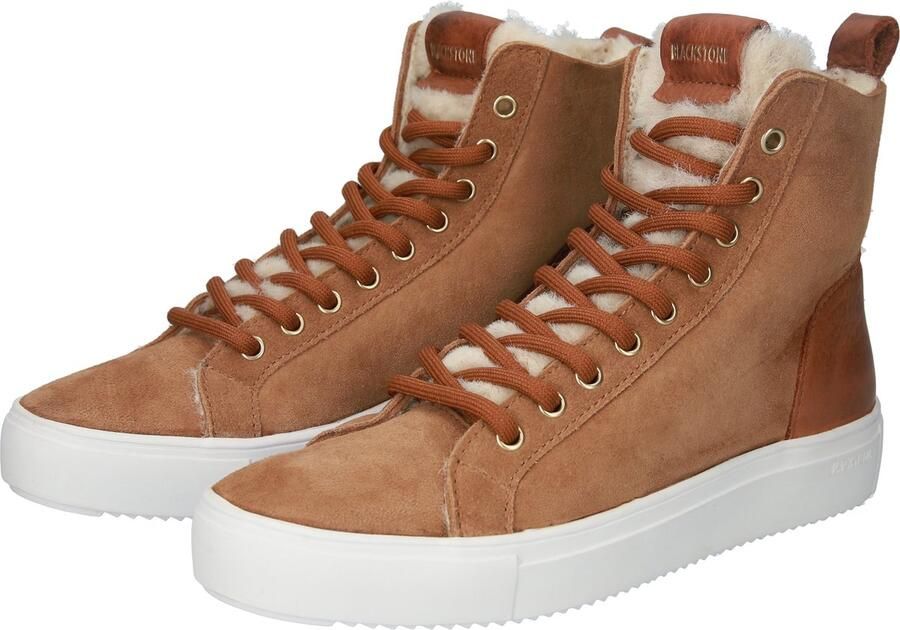 Blackstone AKNA YL55 Rust Sneaker (high) Vrouw Cognac - Foto 5