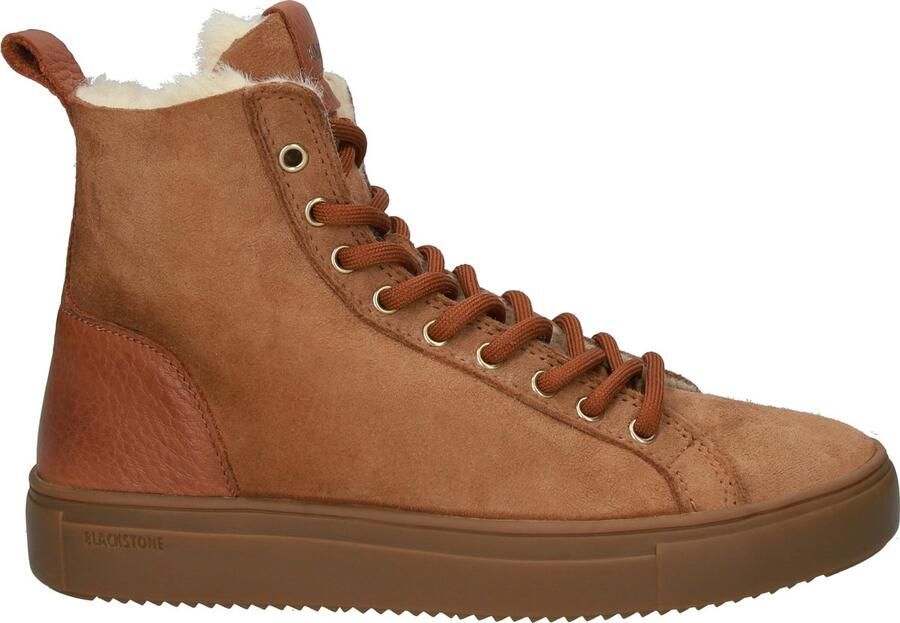 Blackstone AKNA YL57 Rust Sneaker (high) Dames Cognac