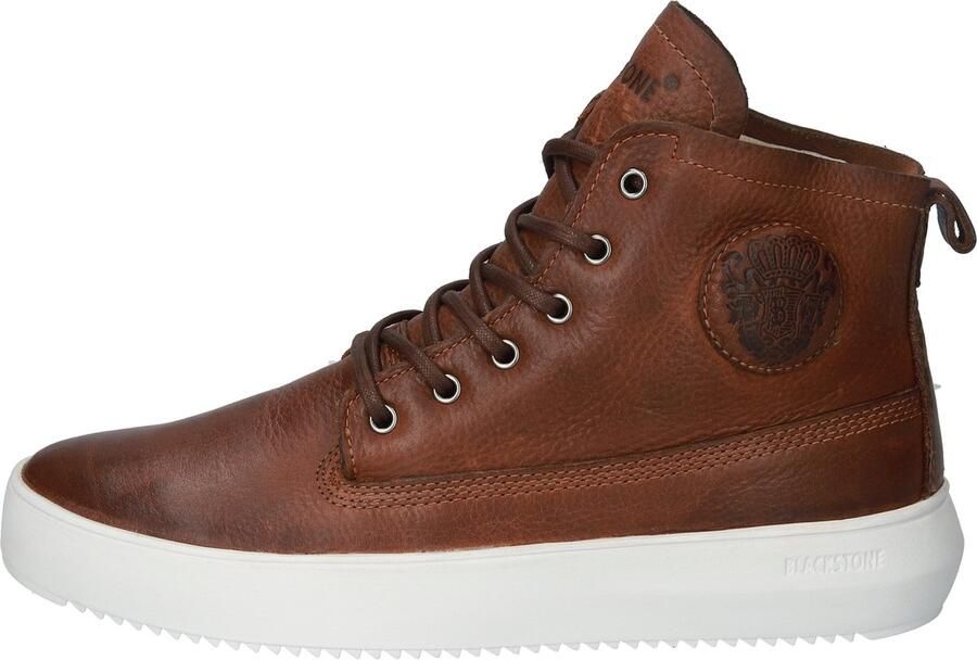 BLACKSTONE Hoge Sneakers Heren Aspen Maat: 44 Materiaal: Leer Kleur: Bruin - Foto 8