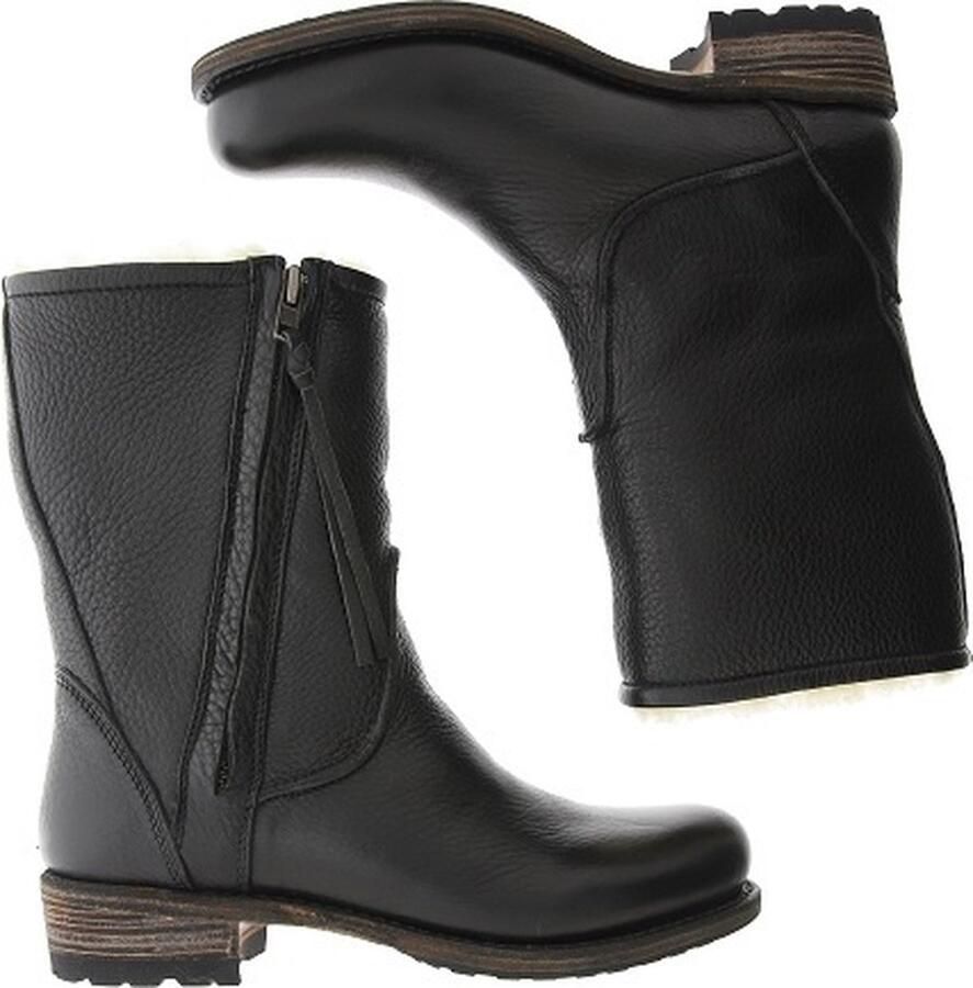Blackstone EW74 BLACK WOMENS BOOT SHEEPSKIN Vrouw Black - Foto 2