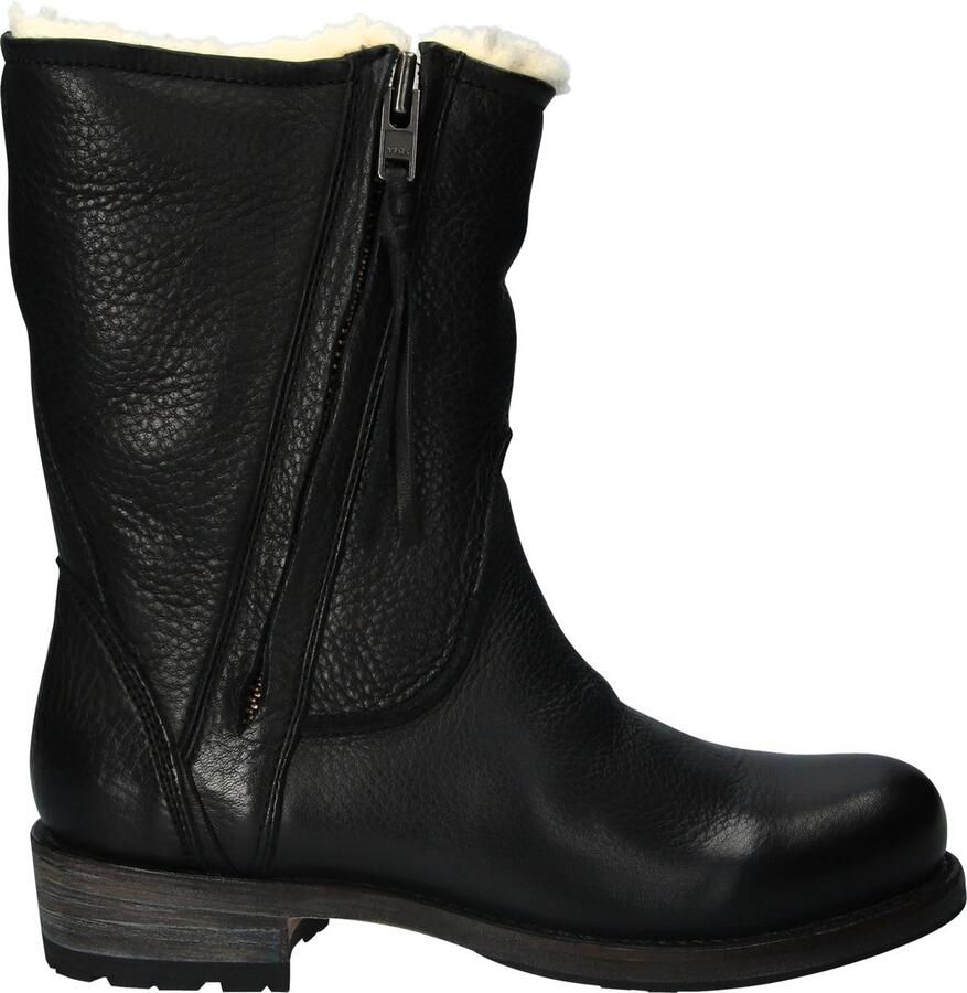 Blackstone EW74 BLACK WOMENS BOOT SHEEPSKIN Vrouw Black