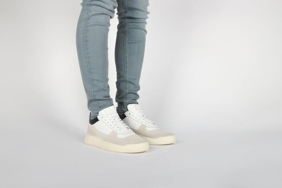 Blackstone Sportieve Sculptuur Zool Sneaker Beige Heren - Foto 7