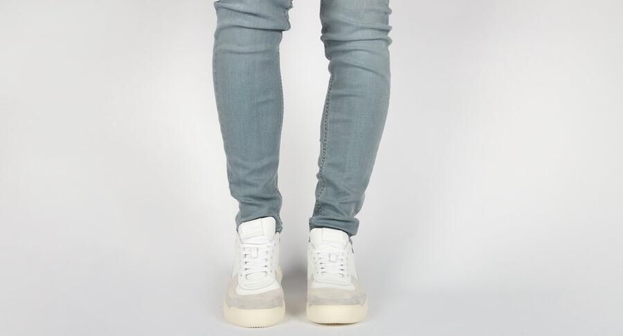 Blackstone Sportieve Sculptuur Zool Sneaker Beige Heren - Foto 11