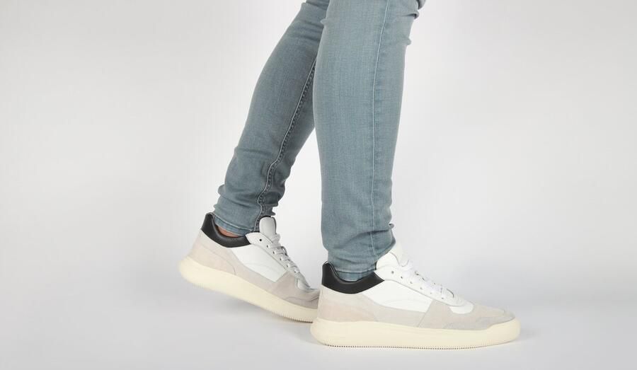Blackstone Sportieve Sculptuur Zool Sneaker Beige Heren - Foto 10