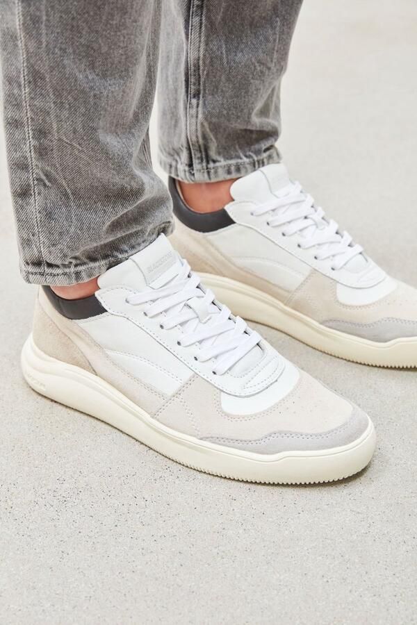 Blackstone Sportieve Sculptuur Zool Sneaker Beige Heren - Foto 6