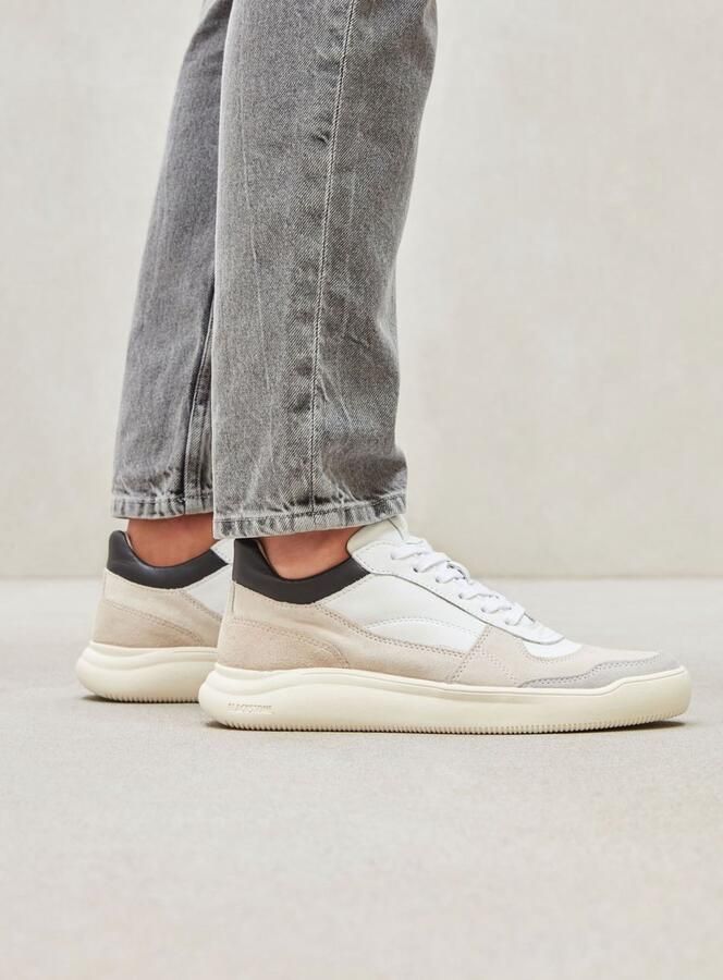 Blackstone Sportieve Sculptuur Zool Sneaker Beige Heren - Foto 3