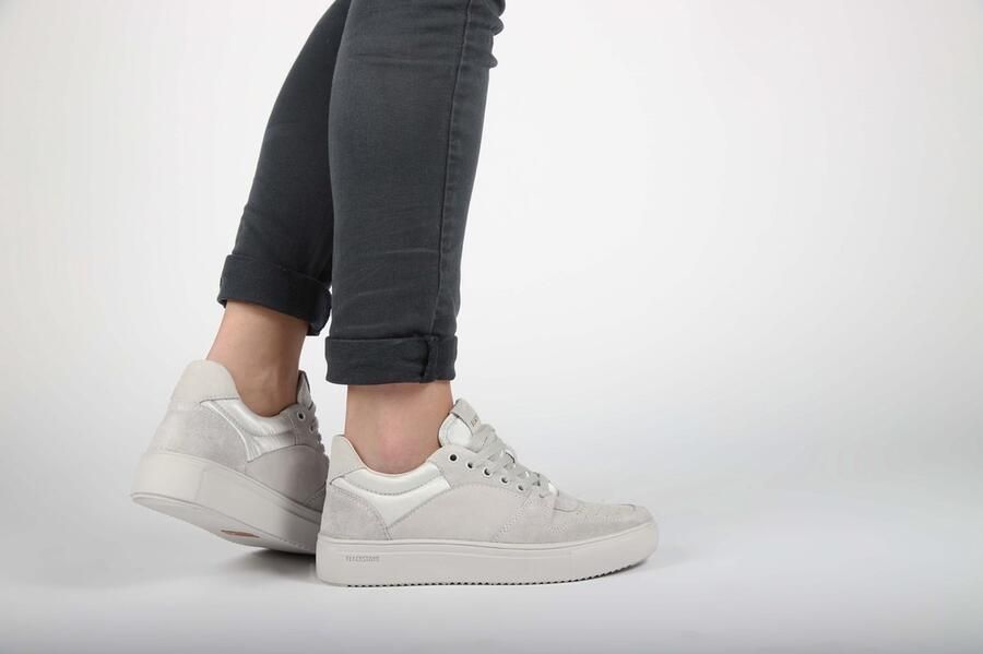 Blackstone Minimalistische Sneaker met Speciale Details Gray Dames - Foto 4