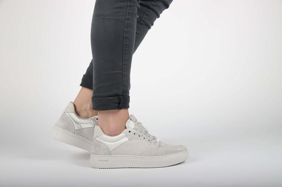 Blackstone Minimalistische Sneaker met Speciale Details Gray Dames - Foto 5