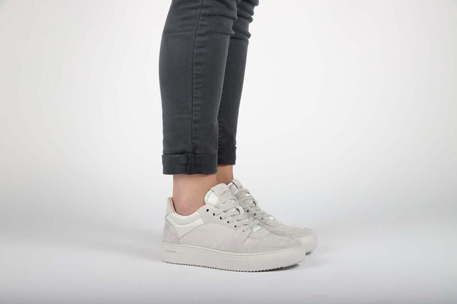 Blackstone Minimalistische Sneaker met Speciale Details Gray Dames - Foto 6