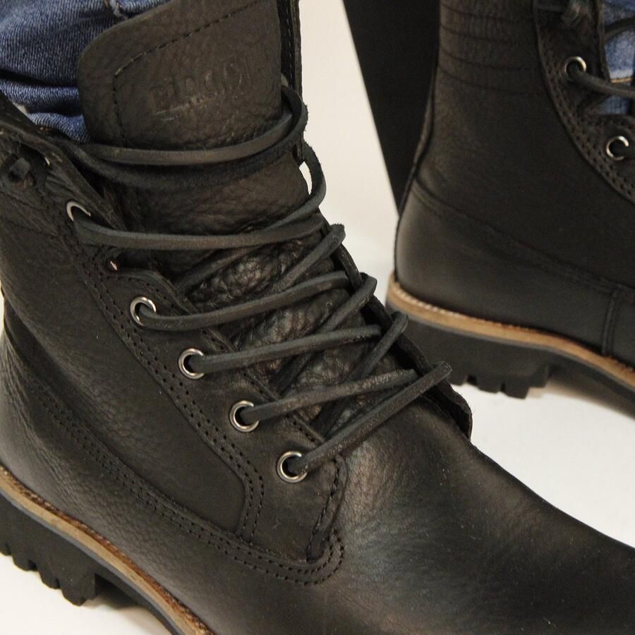 Blackstone IL62 BLACK LACE UP BOOTS FUR Vrouw Black - Foto 4