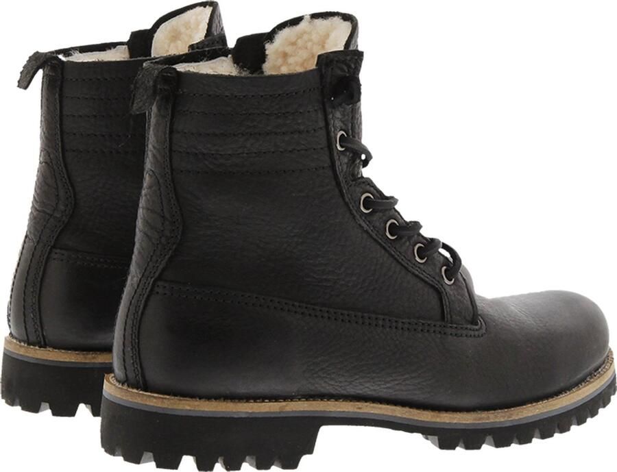 Blackstone IL62 BLACK LACE UP BOOTS FUR Vrouw Black - Foto 5