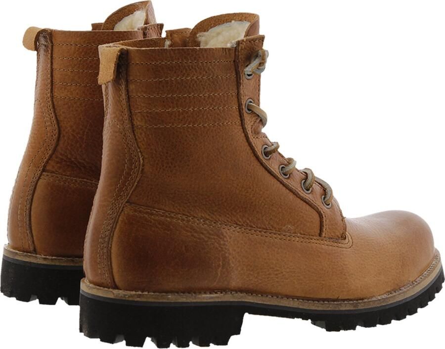 Blackstone Damesschoenen Lace Up Boots Fur Brown Dames - Foto 8