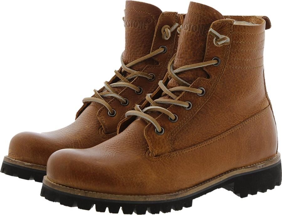 Blackstone Damesschoenen Lace Up Boots Fur Brown Dames - Foto 9