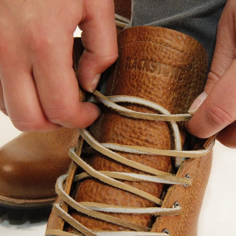 Blackstone Damesschoenen Lace Up Boots Fur Brown Dames - Foto 6