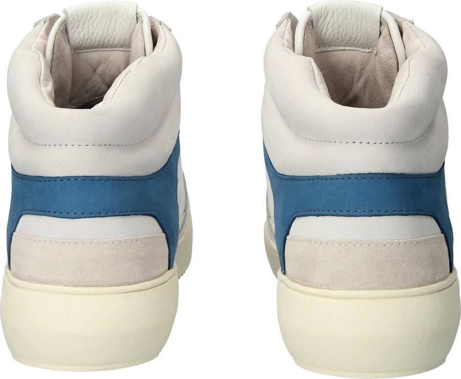 Blackstone DWAYNE YG02 OFF WHITE BLUE ASHES HIGH SNEAKER Man OFF WHITE BLUE ASHES - Foto 3