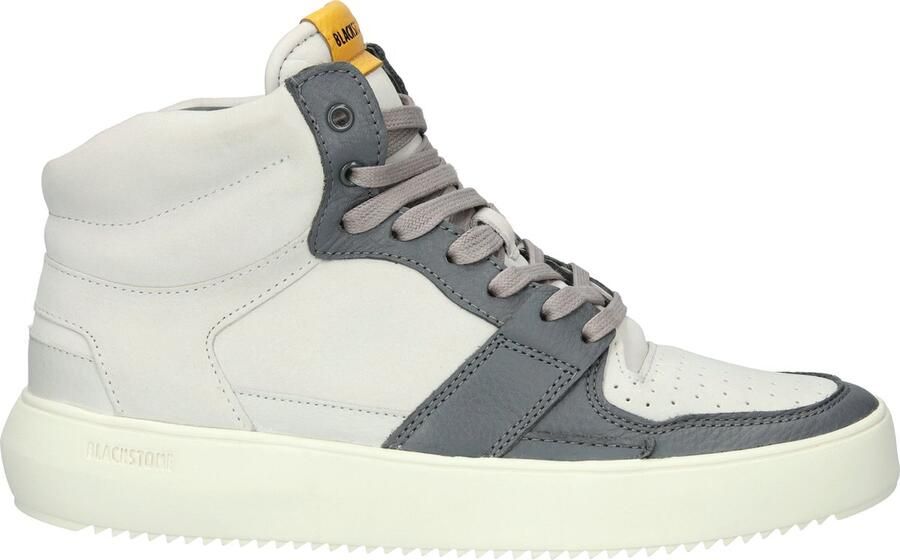 Blackstone DWAYNE YG02 OFF WHITE GREY HIGH SNEAKER Man OFF WHITE GREY