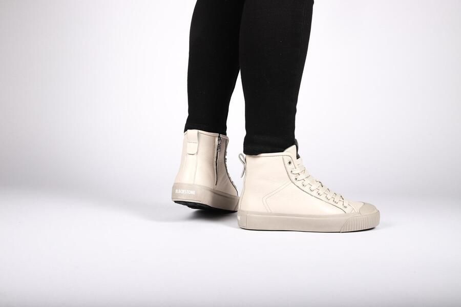 Blackstone FINLEY HIGH WL23 Off White Sneaker (high) Dames Off white - Foto 8