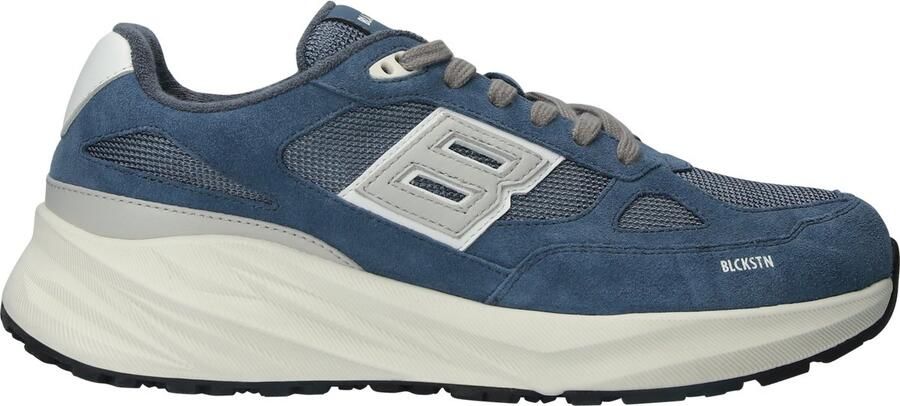 BLACKSTONE Sneakers laag 'Flint Moss DG531' duifblauw donkerblauw lichtgrijs offwhite