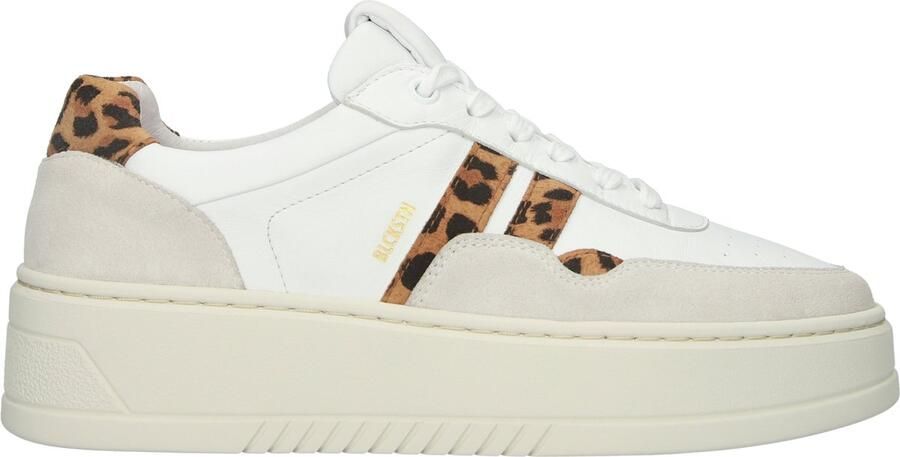 Blackstone GARNET KODA FL720 White Leopard Sneaker (low) Dames White
