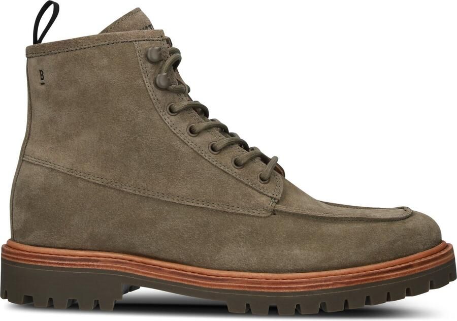 Blackstone GASTOWN BOAZ ZIPPER CG165 Canteen Bikerboots Heren Dark green