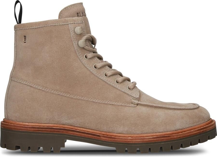 Blackstone GASTOWN BOAZ ZIPPER CG165 Greige Bikerboots Heren Beige