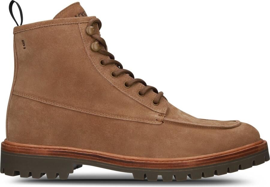 Blackstone GASTOWN BOAZ ZIPPER CG165 Malt Ball Bikerboots Heren Light brown