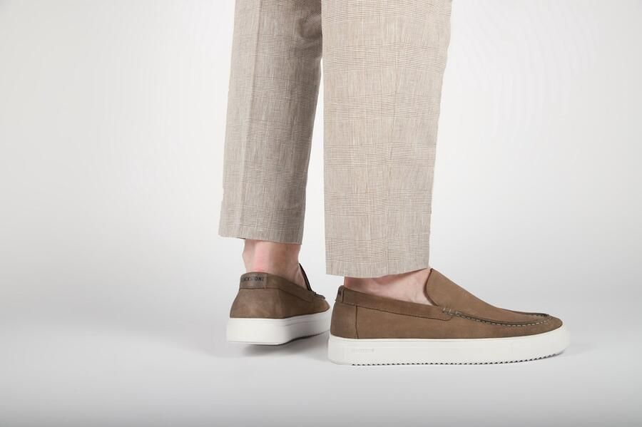 Blackstone Giulio Carlo Shiitake Slip-ons Brown Heren - Foto 10