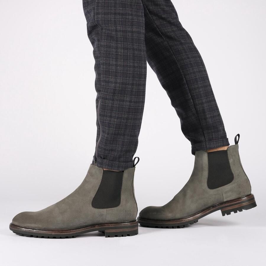 Blackstone GREG UG23 Taupe Chelsea boots Heren Taupe - Foto 4