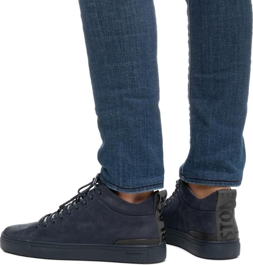Blackstone Sneakers Heren Hoge sneakers Herenschoenen Nubuck SG19 Blauw - Foto 6