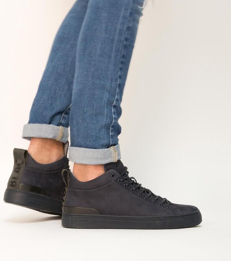 Blackstone Sneakers Heren Hoge sneakers Herenschoenen Nubuck SG19 Blauw - Foto 9