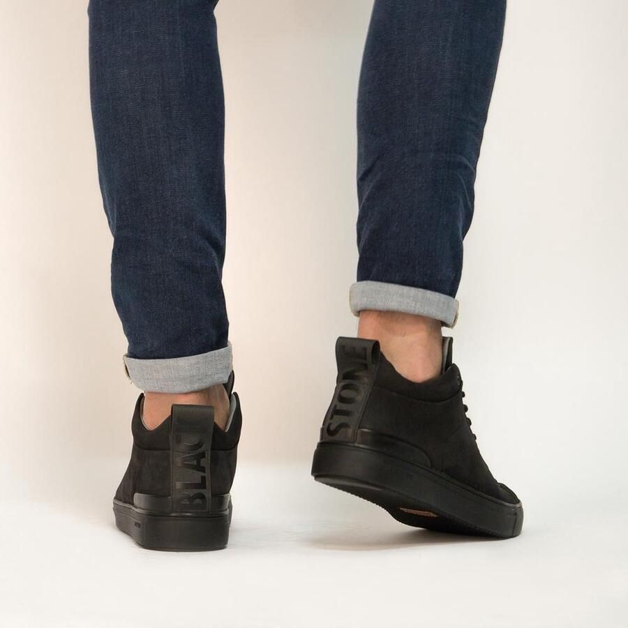 Blackstone Sneakers Heren Hoge sneakers Herenschoenen Nubuck SG19 Blauw - Foto 3