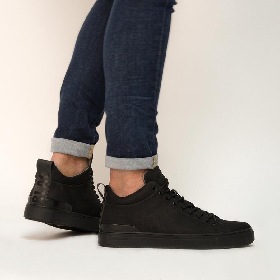 Blackstone Sneakers Heren Hoge sneakers Herenschoenen Nubuck SG19 Blauw - Foto 4
