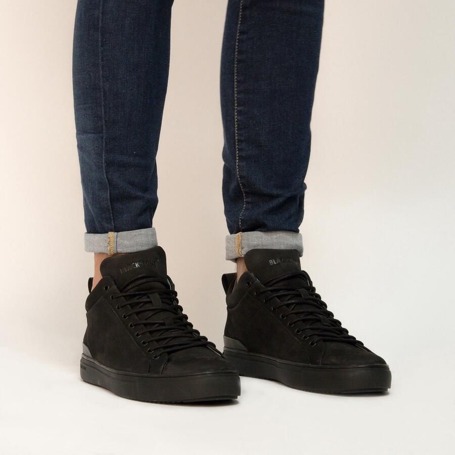 Blackstone Sneakers Heren Hoge sneakers Herenschoenen Nubuck SG19 Blauw - Foto 5