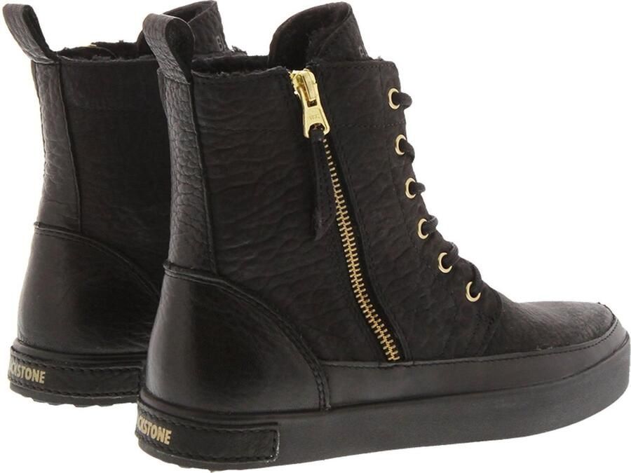 Blackstone Vrouwen Nubuck Veterboots Laarzen Damesschoenen CW96 Zwart - Foto 14