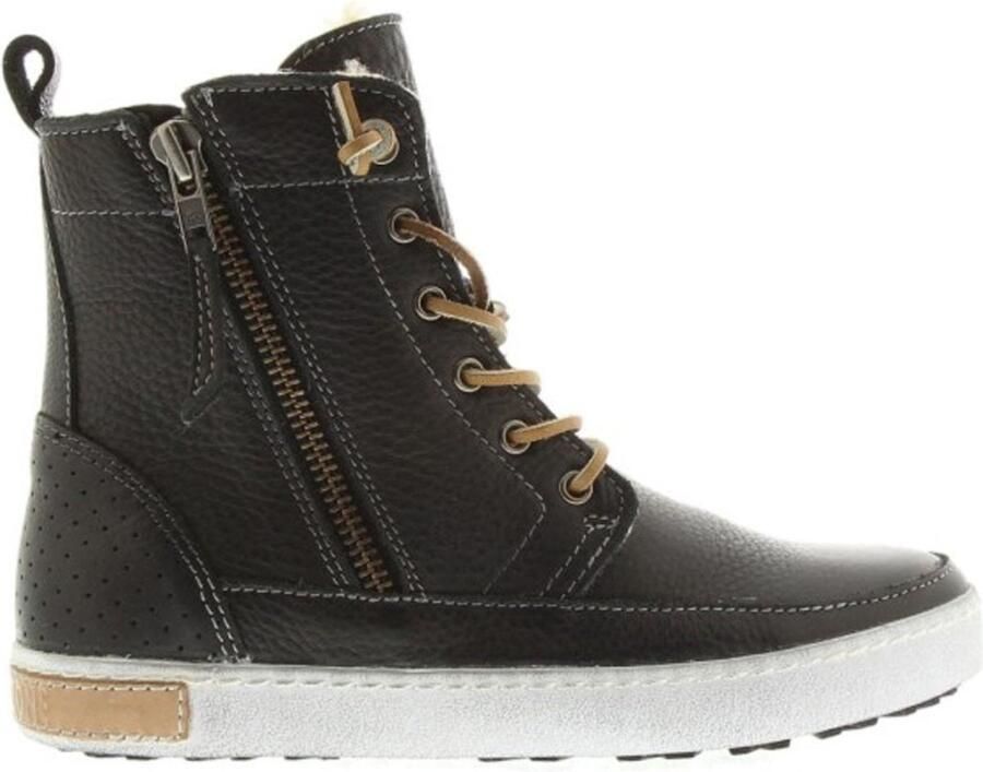 Blackstone Vrouwen Nubuck Veterboots Laarzen Damesschoenen CW96 Zwart - Foto 9