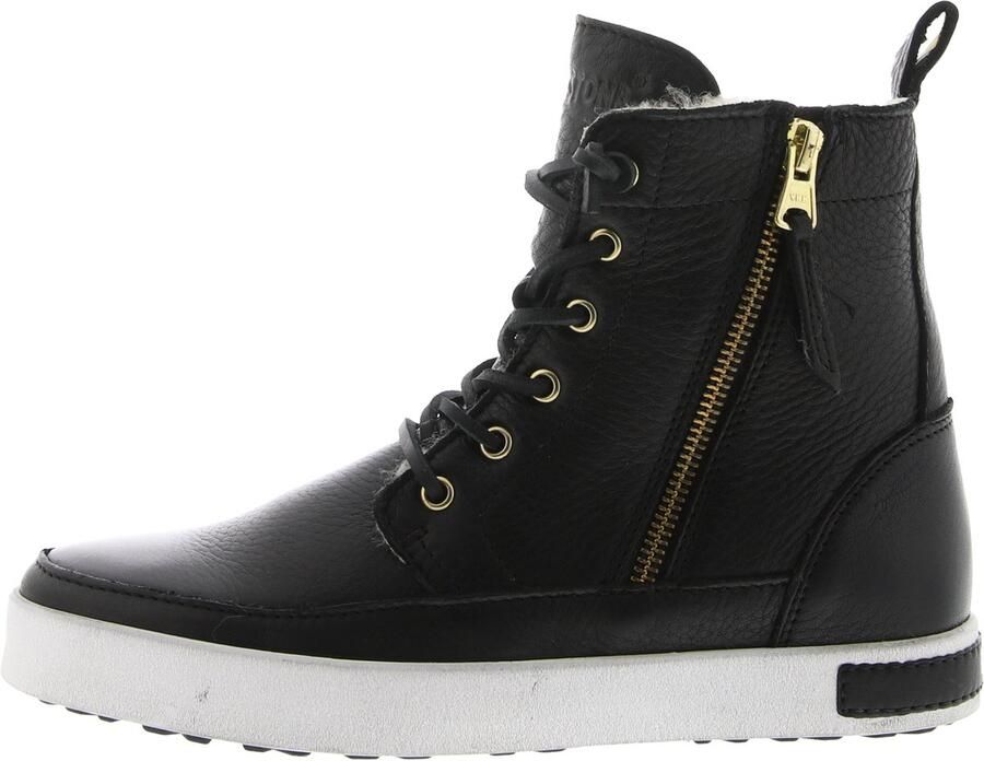 Blackstone Vrouwen Nubuck Veterboots Laarzen Damesschoenen CW96 Zwart - Foto 11